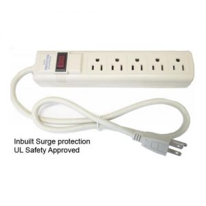 5 Way USA Powerboard with Inbuilt Surge Protection
